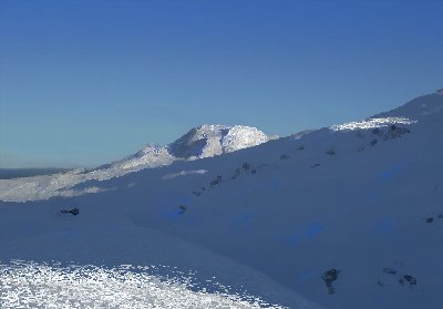 Snow on Caennabeinne, 2010. 33cm by 23cm
